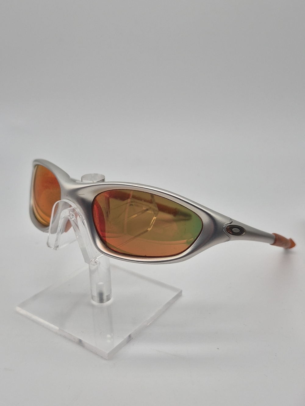 Vintage Oakley XX Twenty FMJ Fire Iridium 04285 Orange